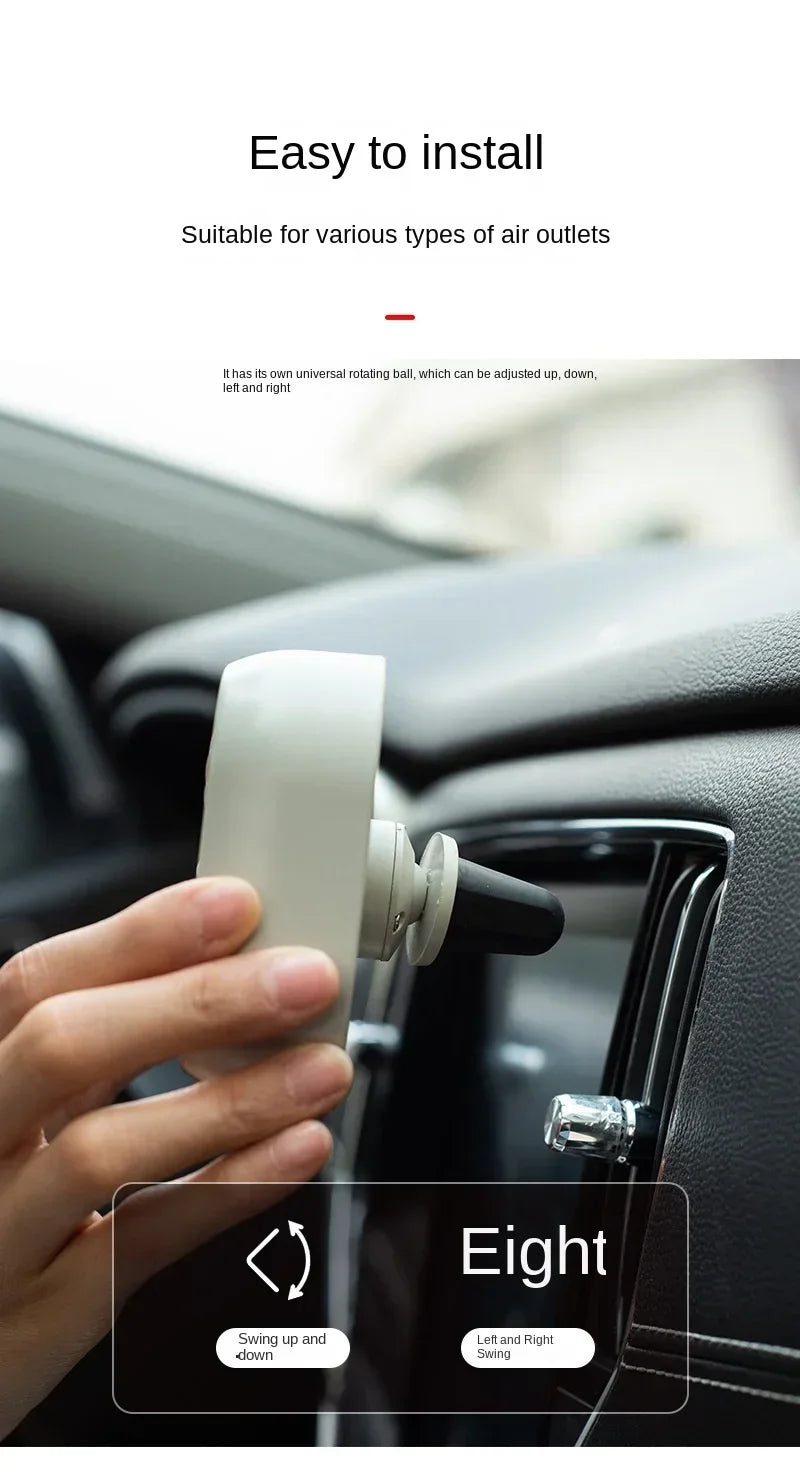 Mini Car Vent Fan - High-Speed Cooling, Energy-Efficient, USB Powered - Portable, Vibrant Colors, Easy Installation Amagi