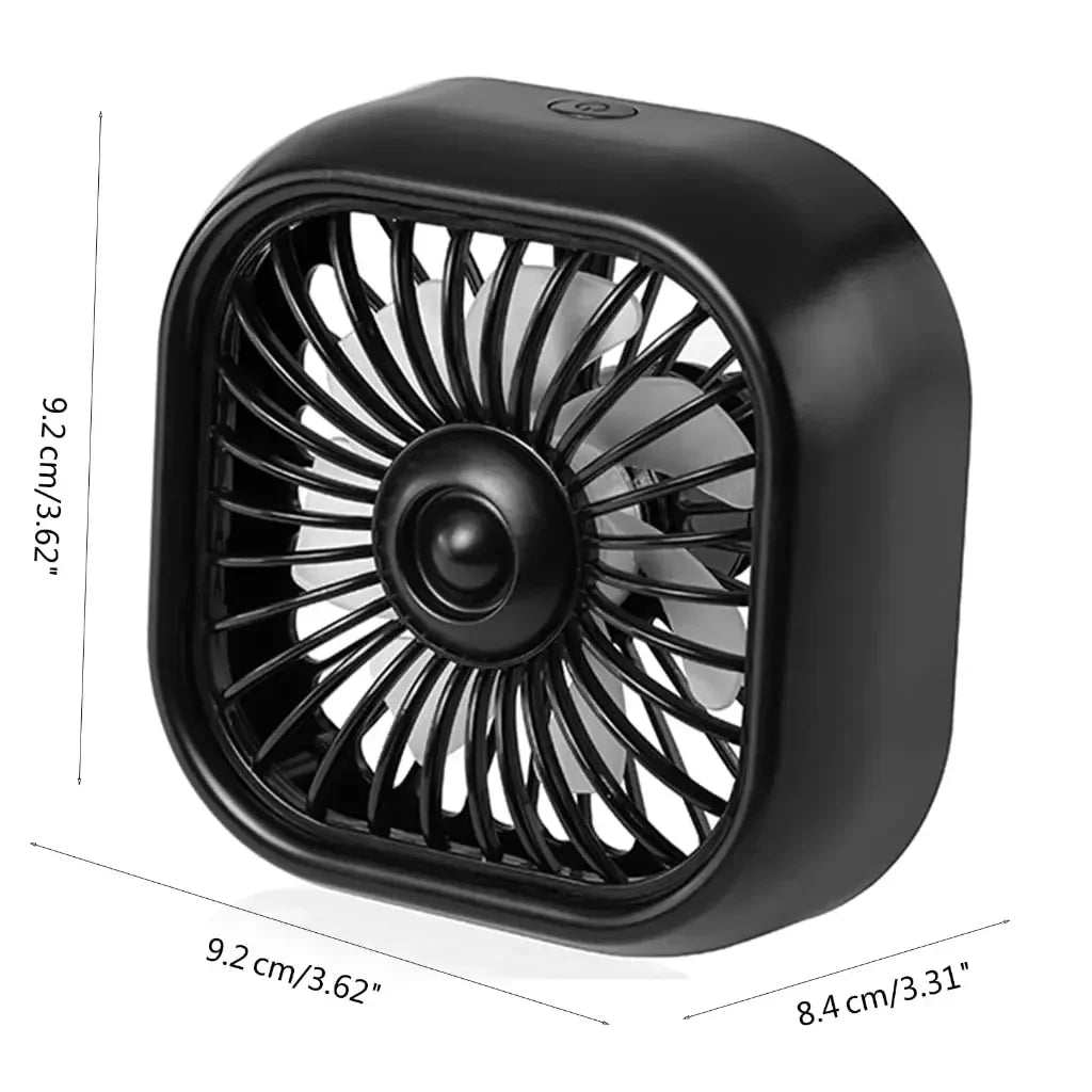 Mini Car Vent Fan - High-Speed Cooling, Energy-Efficient, USB Powered - Portable, Vibrant Colors, Easy Installation Amagi