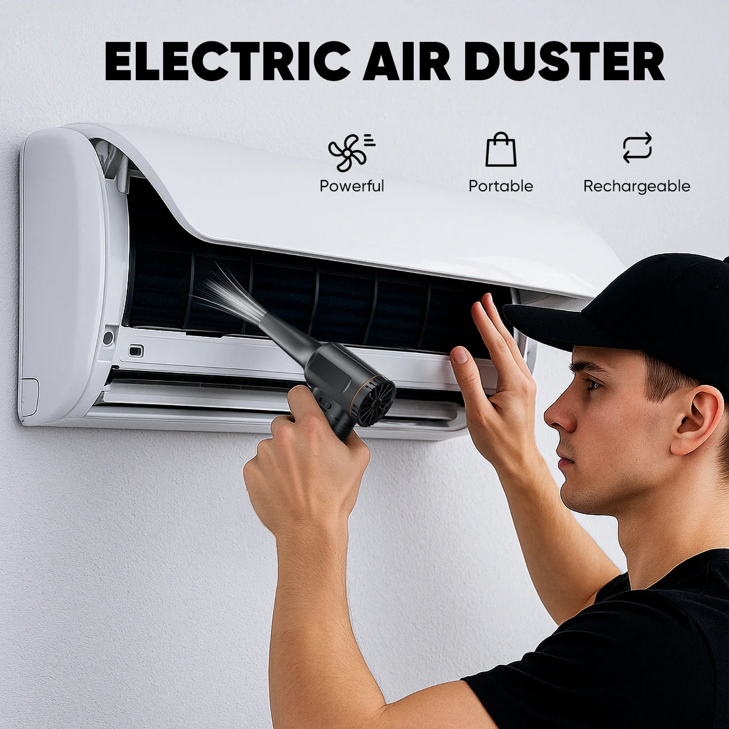 F11 Turbo Jet Fan 990000RPM Powerful Air Blower Brushless Motor Turbo Fan Wind Speed 65m/s 8000mAh Souffleur Air Puissant Tool